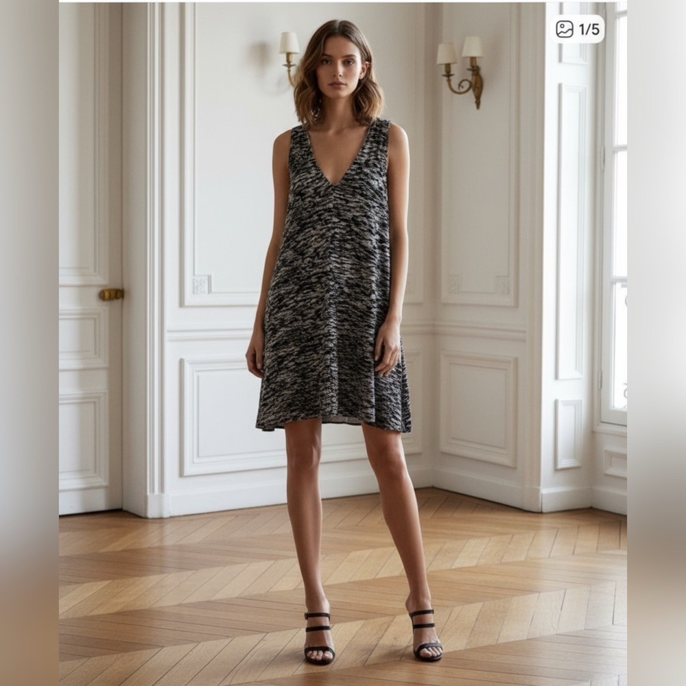 Wilfred free Jessa velvet burnout trapeze dress